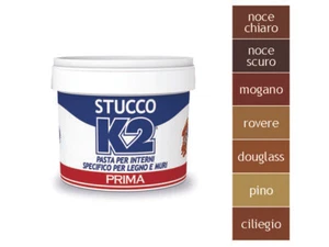 STUCCO K2 PER LEGNO NOCE SCURO DA 500 GR - Foto 1 di 1