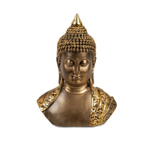 Büste Buddha 18 cm Klassik-Gold Dekofigur Buddhakopf Relief 769077 formano - Bild 1 von 2