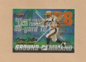 2001 Fleer Ultra - Ground Command Corey Dillon #9 GC Cincinnati Bengals - Picture 1 of 3