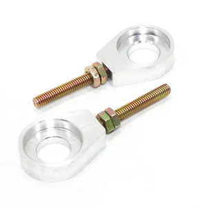 Silver 15mm 76mm Chain Adjuster BoltsTensioner PIT PRO Trail Quad Dirt Bike ATV - Bild 1 von 2