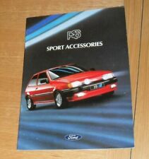 Escort Brochures Car Manuals and Literature