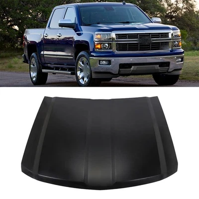 Primed Front Hood Panel For 2014-2015 Chevrolet Silverado 1500 Factory Style Foto 1 de 4