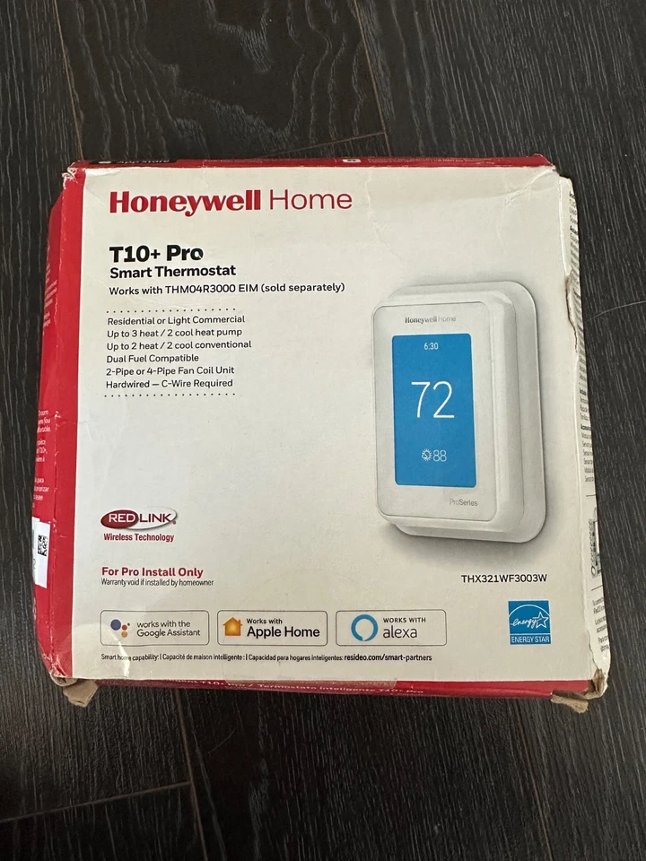 Honeywell Home T10+ pro Smart Thermostat THX321WF3003W - Image 1 of 1