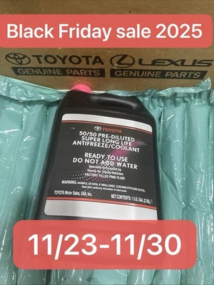 Toyota/Lexus Super Long Life Pink Antifreeze Coolant ,OEM New - Image 1 of 4