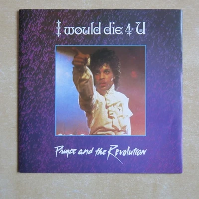 PRINCE I Would Die 4 U / Another Lonely Christmas UK 7" Warner Bros 1984 - Image 1 of 4