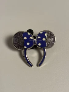 Disney Parks Pin Minnie Mouse Ohren Stirnband lila mit weißen Tupfen #132856 - Bild 1 von 6