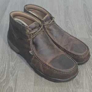 Justin Boots Cappie Chukka Para hombres 12 M Zapatos de Trabajo 235 Marrón Sin usar, en caja Cuero Con Cordones - Imagen 1 de 15