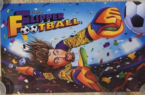 CAPCOM FLIPPER FOOTBALL PINBALL FOOTBALL PINBALL MACHINE TRANSLITE ORIGINAL NOS - Picture 1 of 1