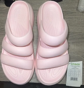 Crocs Neu ohne Karton Unisex-Erwachsene Mega Crush Dreifachriemen-Sandale Plateau Herren 7/Damen 9 - Bild 1 von 6