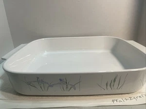 Corning Ware Shadow Iris A-21-B-N Open Roaster Lasagna Baking Pan 1521 - Picture 1 of 7