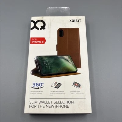 Slim Wallet Case Pouch Stand 360 all round protection iPhone 8 - Image 1 of 4