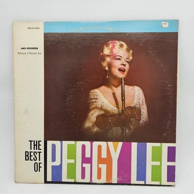 Peggy Lee – The Best Of Peggy Lee Deluxe 2 Record Set MCA MCA2-2049 RE 1973 EX - Image 1 of 4