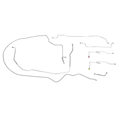 1964 Dodge Polara B Body Complete Brake Line Set Kit Dual Master Conversion OE - Image 1 of 4