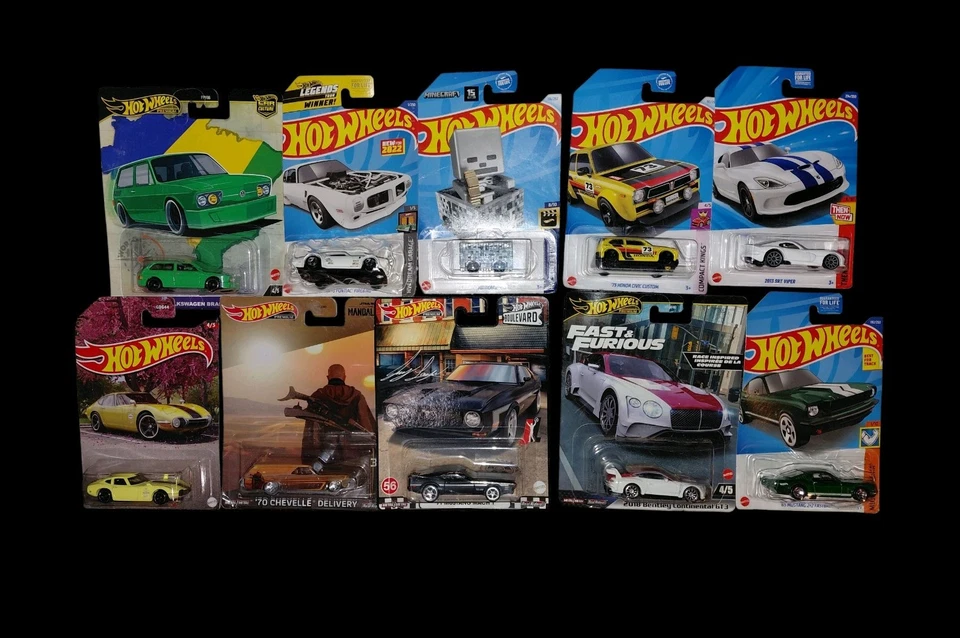 Brasilia Firebird Civic Viper Hot Wheels | 10 Car Set (New!) - Image 1 of 1