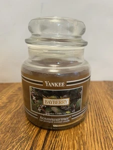 Yankee Candles Black Band Bayberry 14oz Discontinued Housewarmer Unused - Picture 1 of 4