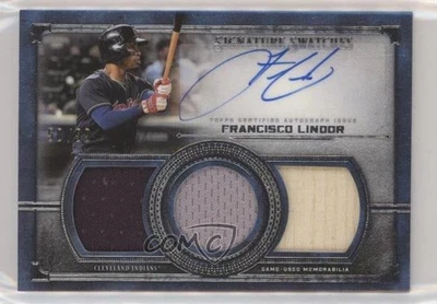 2019 Topps Museum Collection /99 Francisco Lindor #SSTA-FL Auto - Image 1 of 2