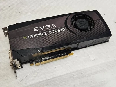 GeForce GTX 670, 2GB GDDR5, 256BIT, HDMI, DVI, DISPLAY PORT, EVGA, WORKING - Image 1 of 4
