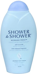 Ducha a Ducha, Polvo Corporal Absorbente Mañana Fresco, 13 Onzas (Pack de 1) - Imagen 1 de 1