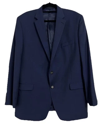 Blazer Lauren Ralph Lauren Hombre 46L Azul Marino 2 Botones Lana Abrigo Deportivo Chaqueta Foto 1 de 4