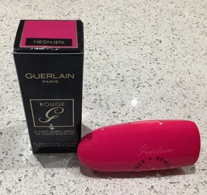 Guerlain Rouge G The Double Mirror Cap Lipstick Case Neon-ista Pink - Picture 1 of 1