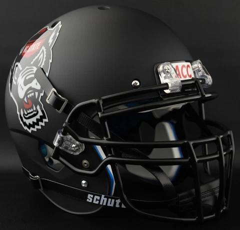 *CUSTOM* NORTH CAROLINA STATE WOLFPACK Schutt Authentic GAMEDAY Football Helmet Cover
