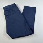 Hill City Pants Mens 34 Navy Blue EVERYDAY TECH Chino Mid Rise Stretch