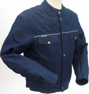 Jeans Freizeit Ski Mode Trike Textikljacke Motorradjacke Chopper Cruiser blau - Bild 1 von 2