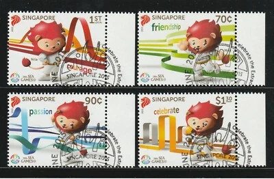SINGAPORE 2015 28th SEA Games Celebrate the Extraordinary 4V set CTO SG#2268-71 - Image 1 of 2