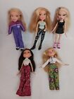 Lot 5 Vtg Bratz Dolls Cloe + More - All 5 Have Clothes 3 Have Shoes 2001 Htf