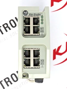 Conmutador administrado Ethernet Allen-Bradley 1783-EMS08T Stratix 6000 8 puertos 10/100 Mbps - Imagen 1 de 8
