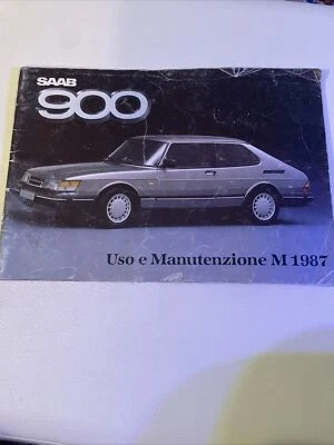 Saab 900 MY 1987 Manuale Uso E Manutenzione  - Immagine 1 di 4
