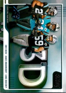 2020 Score 3D #6 Luke Kuechly James Bradberry Eric Reid INsert - Picture 1 of 2