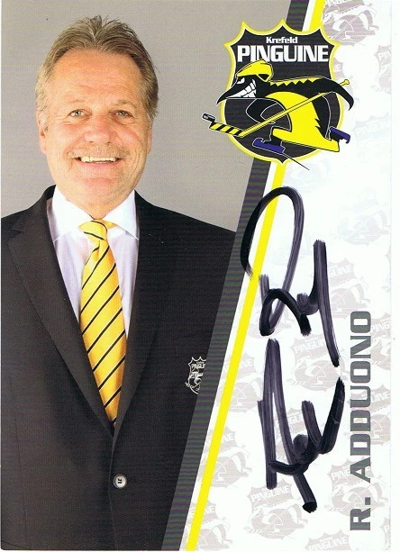Krefeld Pinguine - Rick Adduono, sign AK - Bild 1 von 1