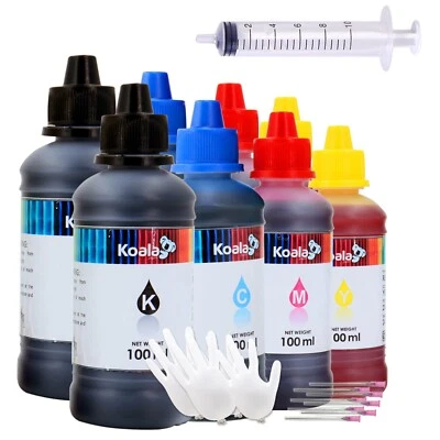 Lot Koala Ink Refill Kit for Inkjet Printers, Canon, HP, Epson, 502 Ink 522 Ink - Image 1 of 4
