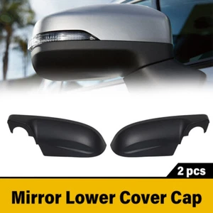 Black Side View Mirror Lower Cap Cover For Subaru Impreza Ascent Outback 2017~22 - Picture 1 of 7