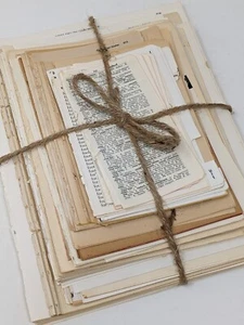 50+ Huge Lot Vintage Dictionary Pages Paper Scrapbooking Junk Journal Bundle - Picture 1 of 10