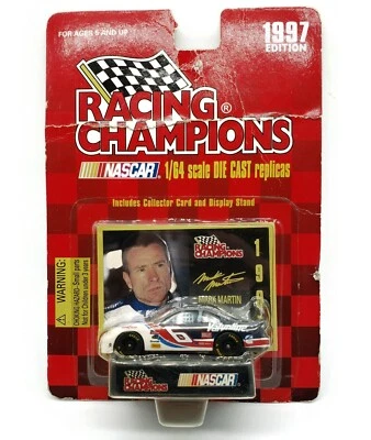 1996 Racing Champions 1:64 Mark Martin #6 Valvoline DuraBlend Ford Thunderbird - Image 1 of 4
