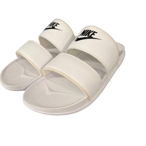 Nike Offcourt Duo White Slide Donna Revive Foam DC0496 100 Taglia 12 Nuove senza scatola