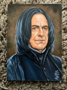 HARRY POTTER ORIGINAL SKETCH CARD ACEO PSC JASON POTRATZ JACK HAI SEVERUS SNAPE - Picture 1 of 1