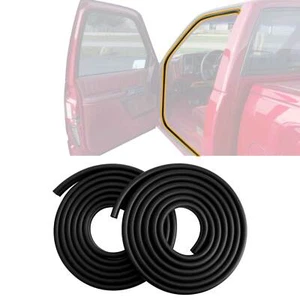 2X Rubber Door Weatherstrip Seals Set For Chevy GMC Suburban C/K 1500 2500 3500 - Picture 1 of 8