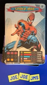 JUEGO COMPLETO DE 33 CARTAS DE HÉROES Y VILLANOS SPIDERMAN SPIDER-MAN RARO - Imagen 1 de 1