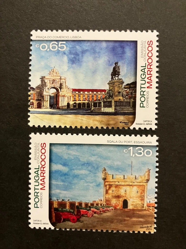 Portugal 2024 - Joint Issue Morocco set MNH - Image 1 of 1