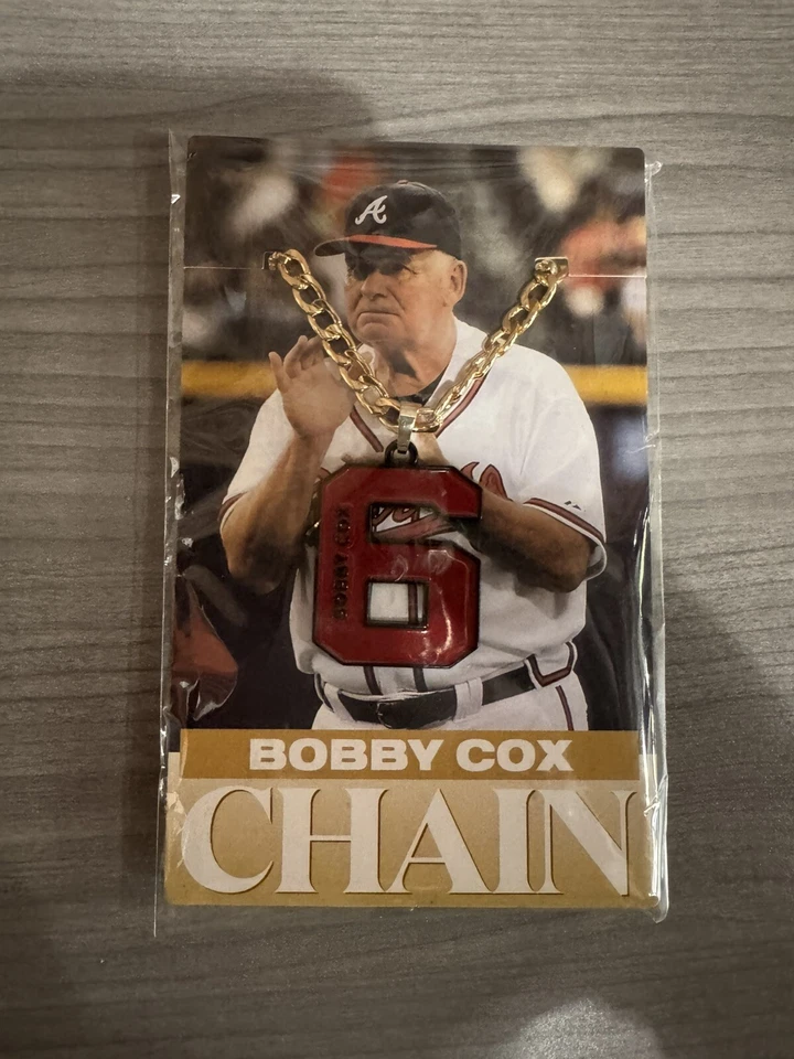Bobby Cox 6 Chain Atlanta Braves Truist Ballpark Tour Chain Series - Image 1 of 1
