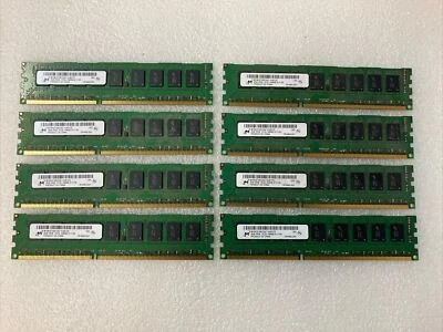 (8x 2GB) Micron Server RAM DDR3-1333 PC3L-10600E ECC MT9KSF25672AZ-1G4M1ZE ~ - Image 1 of 4