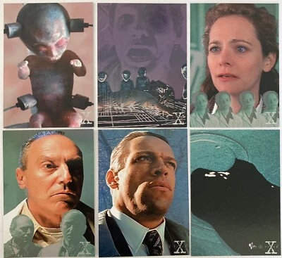1997 Intrepid The X-FILES 6 Card Colony Set Trading Cards PSA - Image 1 of 2