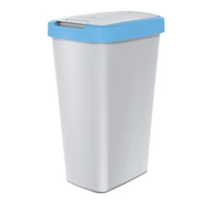 Papierkorb Abfallbehälter Praktisch Minimalistische Ästhetik Mülltrennung Blau - Bild 1 von 1