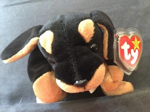 TY DOBERMAN ‘ DOBY’ DOB OCTOBER 9, 1996 MINT CONDITION - Picture 1 of 6