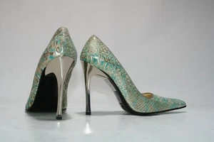 Cristiano Pompeo Damenschuhe 37 Stiletto Made in Italy Echtleder Python 379€ - Bild 1 von 9