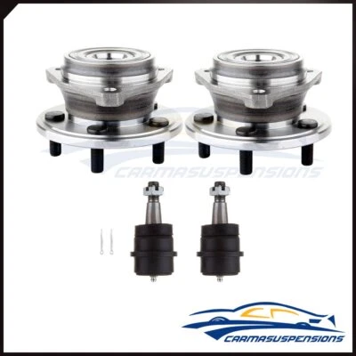 Junta de rótula inferior delantera de 4 piezas con cojinete de cubo de rueda para Jeep Cherokee 1991-1999 Foto 1 de 4