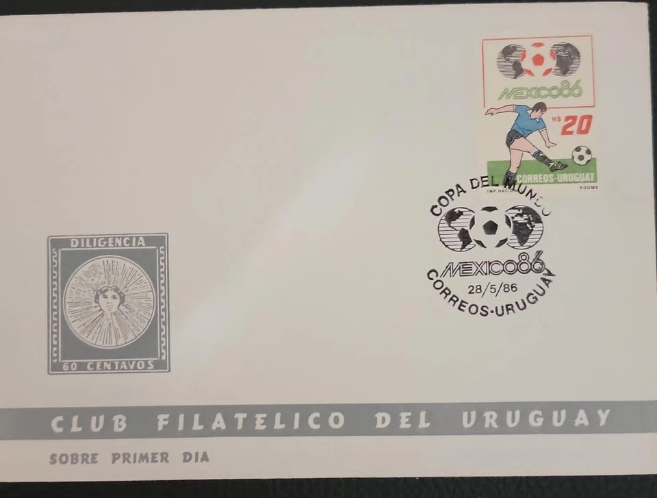 SB) 1986 URUGUAY, WORLD CUP MEXICO 1986, SPORT, FOOTBALL, FDC XF - Image 1 of 1